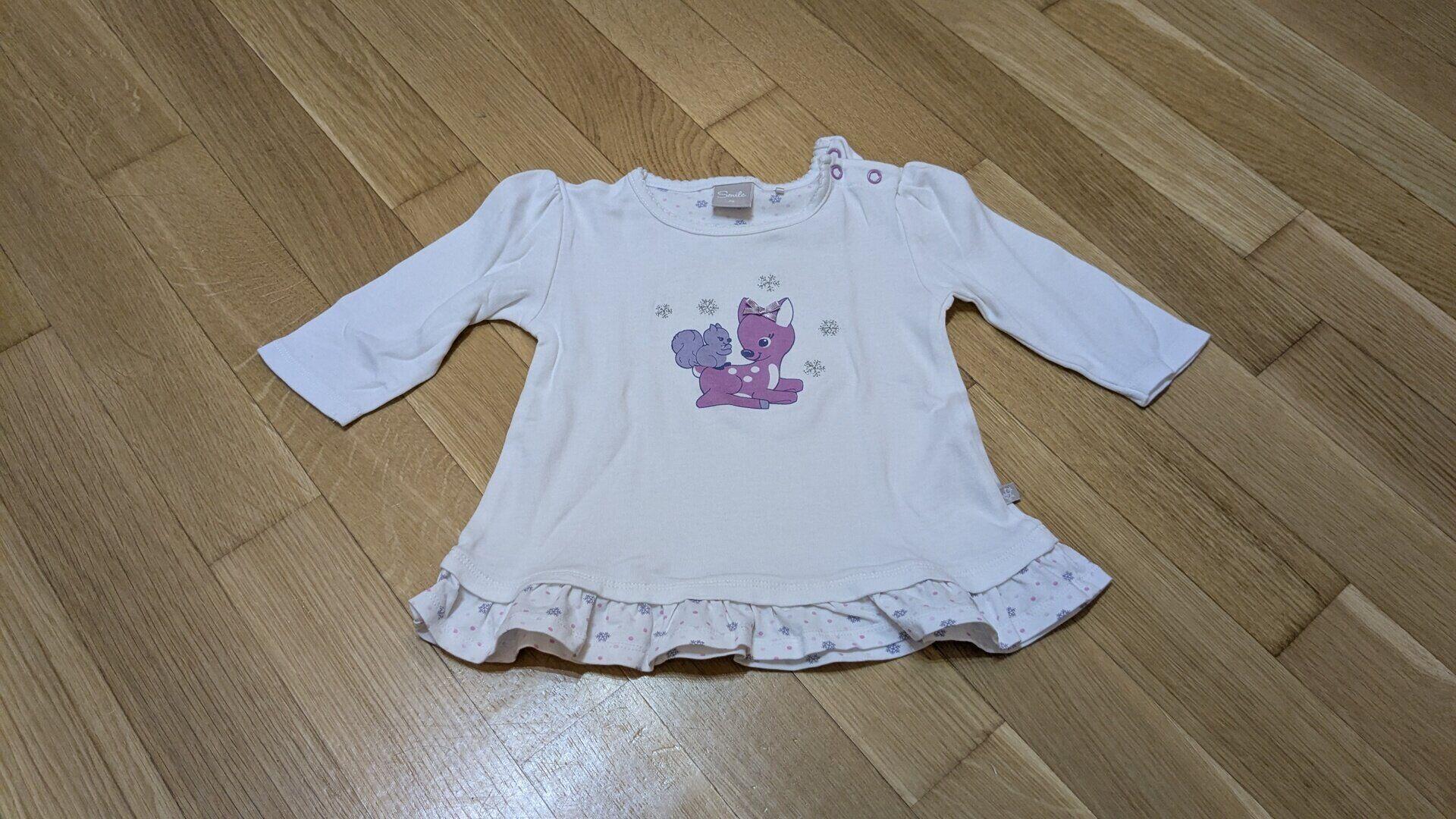 Langarmshirt Smile, Grösse 74