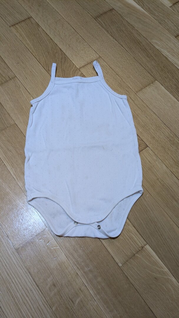 Body ärmellos, Grösse 80